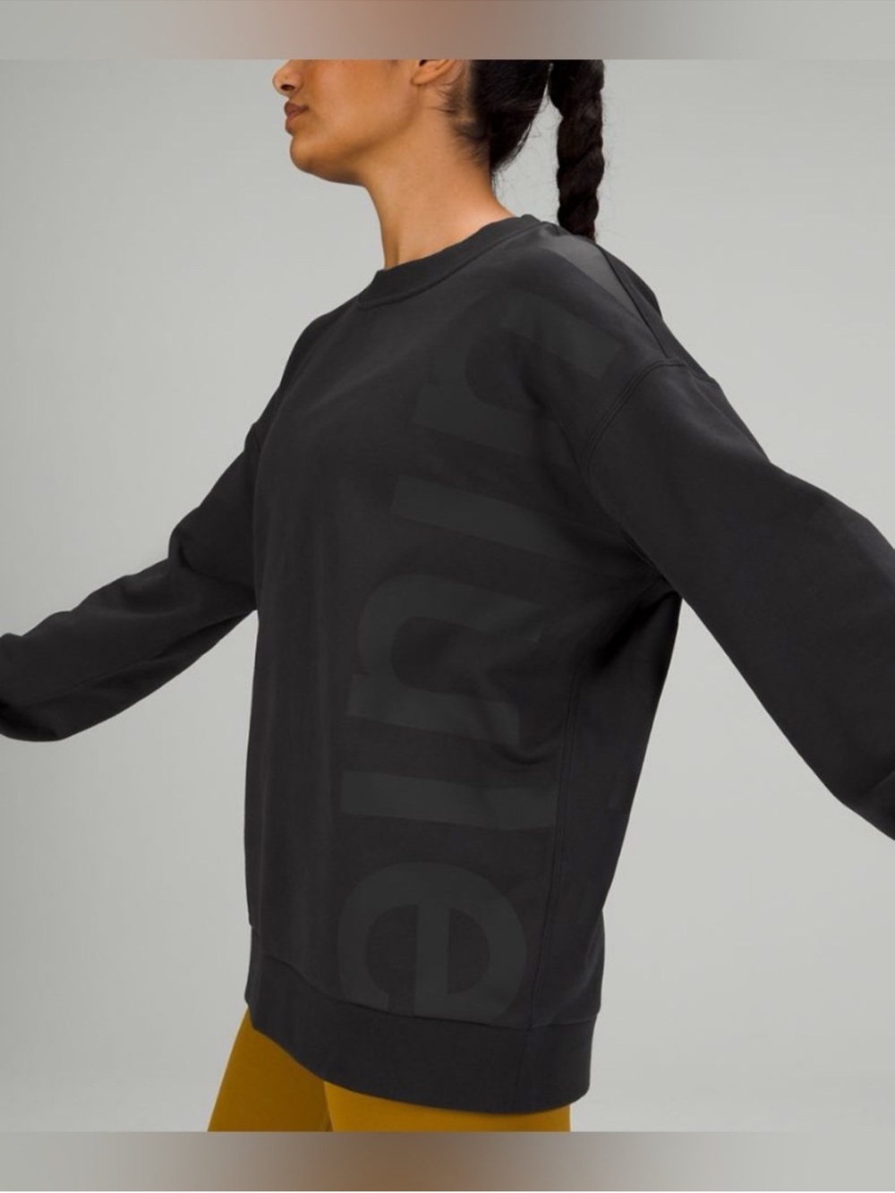 LULULEMON ATHLETICA PERFECTLY OVERSIZED CREWNECK WOMENS SIZE 6